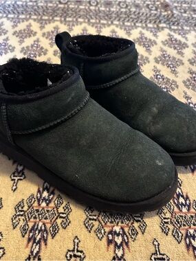 black UGG boots
